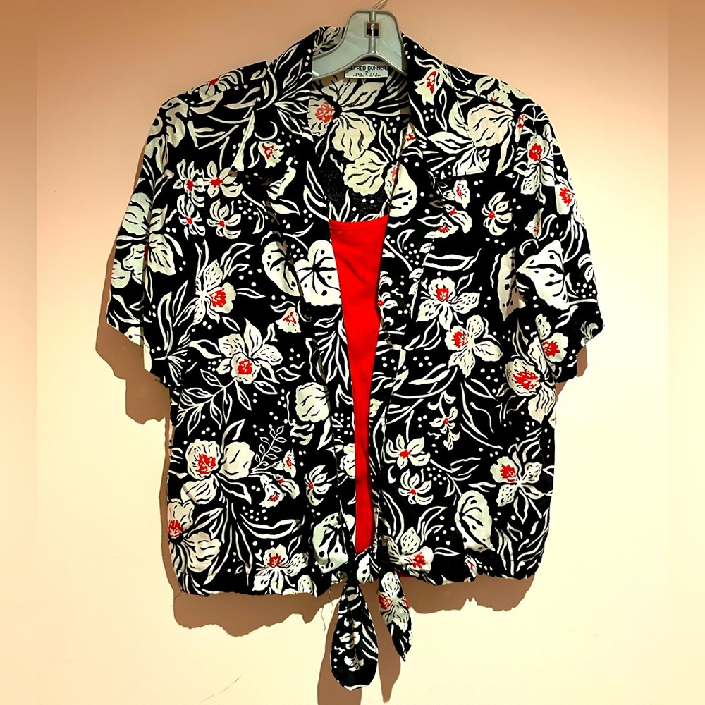 Alfred Donner vintage 80s top